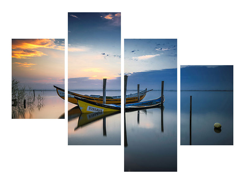 modern-4-piece-canvas-print-the-boats