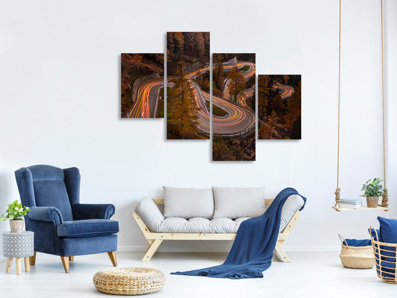 modern-4-piece-canvas-print-unwinding