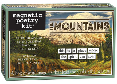 Magnetic Poetry - The Mountains    