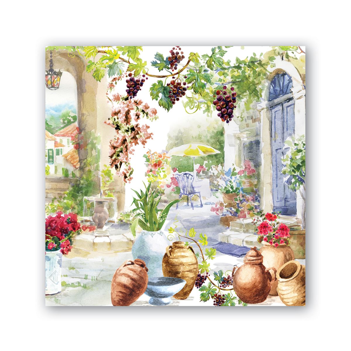 Tuscan Terrace Cocktail Napkins    