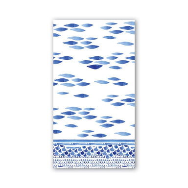The Shore B Hostess Napkins - Blue and White    