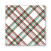 Vintage Plaid Luncheon Napkins    