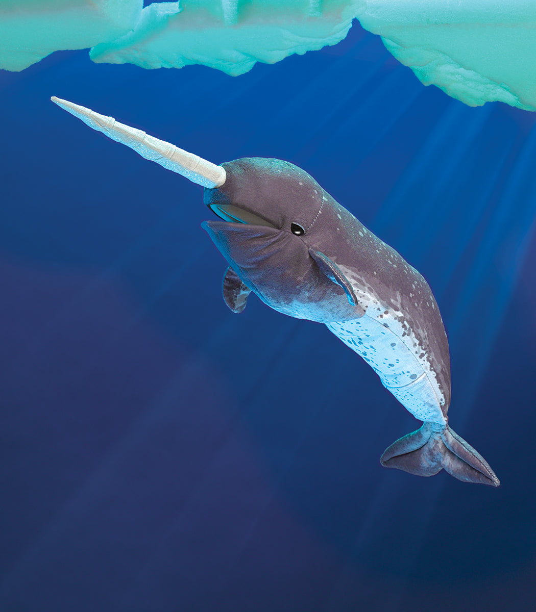 Folkmanis Puppet - Narwhal    