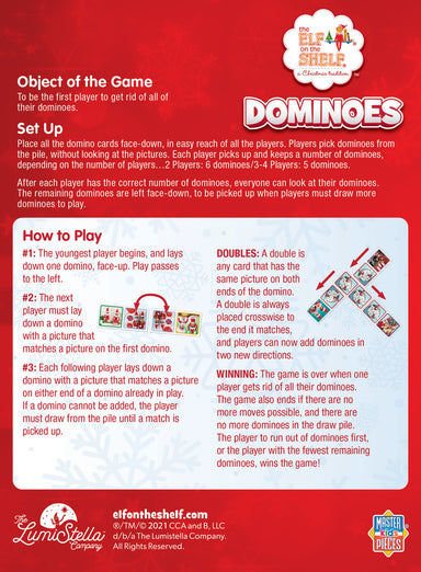 The Elf on the Shelf Dominoes    