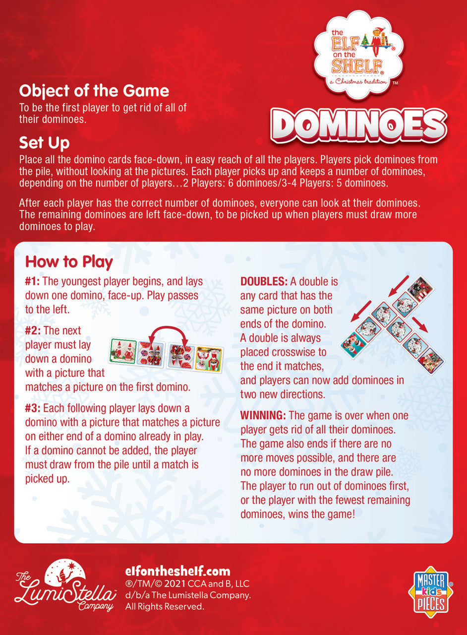 The Elf on the Shelf Dominoes    