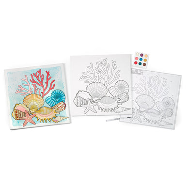Paint By Number Watercolor Set - Coastal    