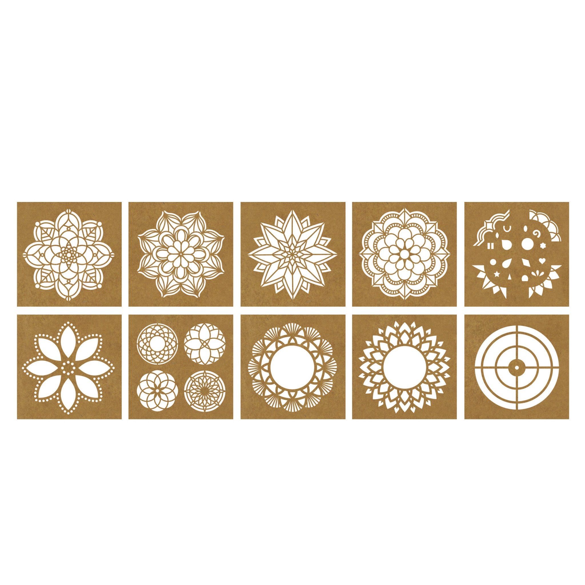 Mixed Media Stencils - Mandala    