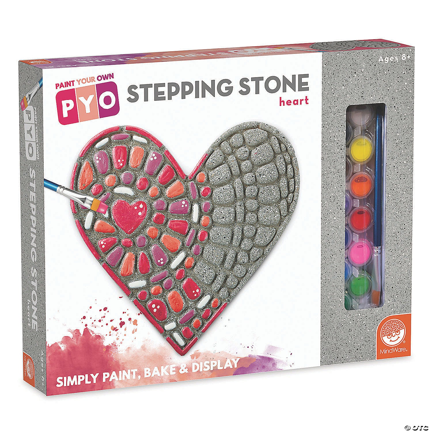 Paint Your Own Stepping Stone - Heart    