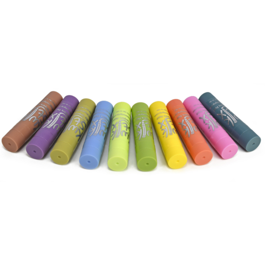 Kwik Stix Solid Tempera Paint - 10 Pastel Colors    
