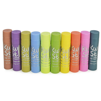 Kwik Stix Solid Tempera Paint - 10 Pastel Colors    