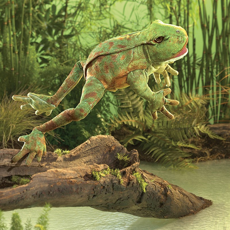 Folkmanis Puppet - Jumping Frog    