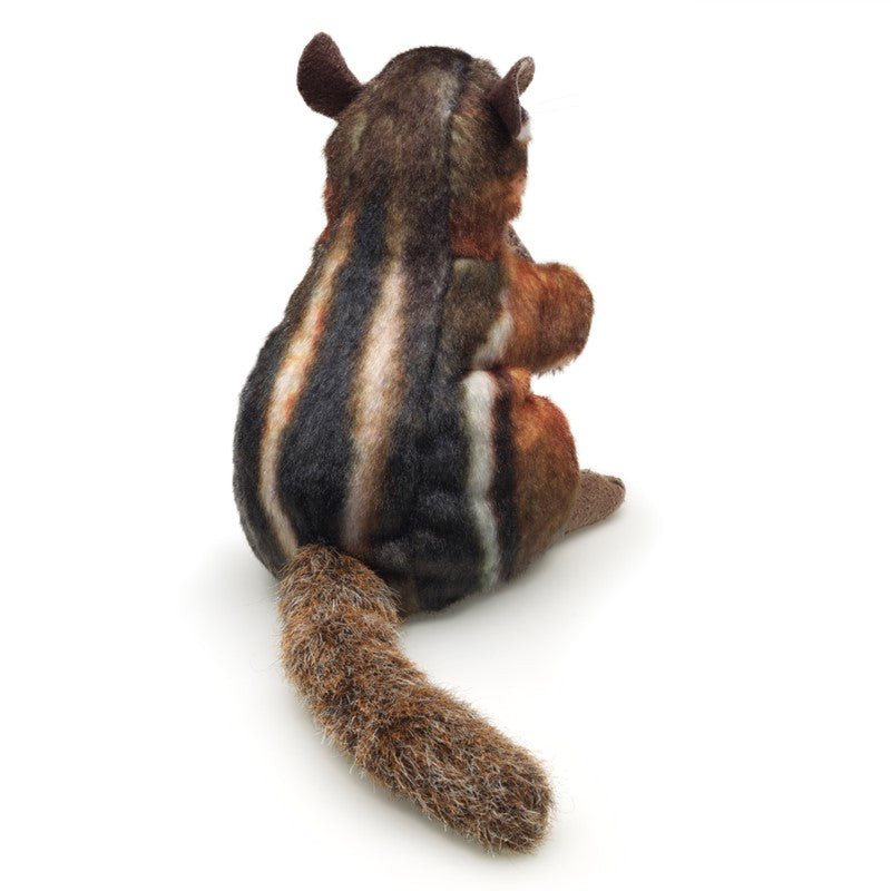 Folkmanis Finger Puppet - Mini Chipmunk With Acorn    