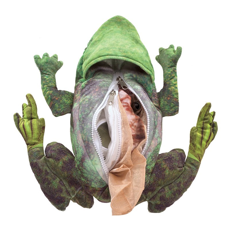 Folkmanis Puppet - Frog Life Cycle Reversable    