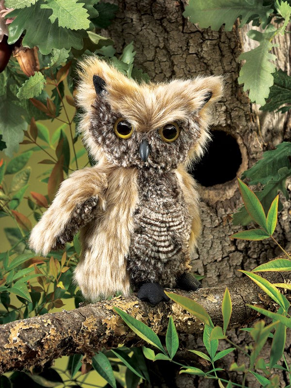 Folkmanis Puppet - Screech Owl    