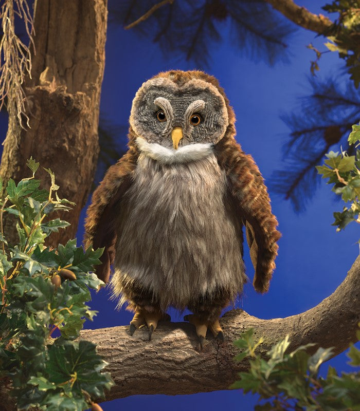Folkmanis Puppet - Hooting Owl    