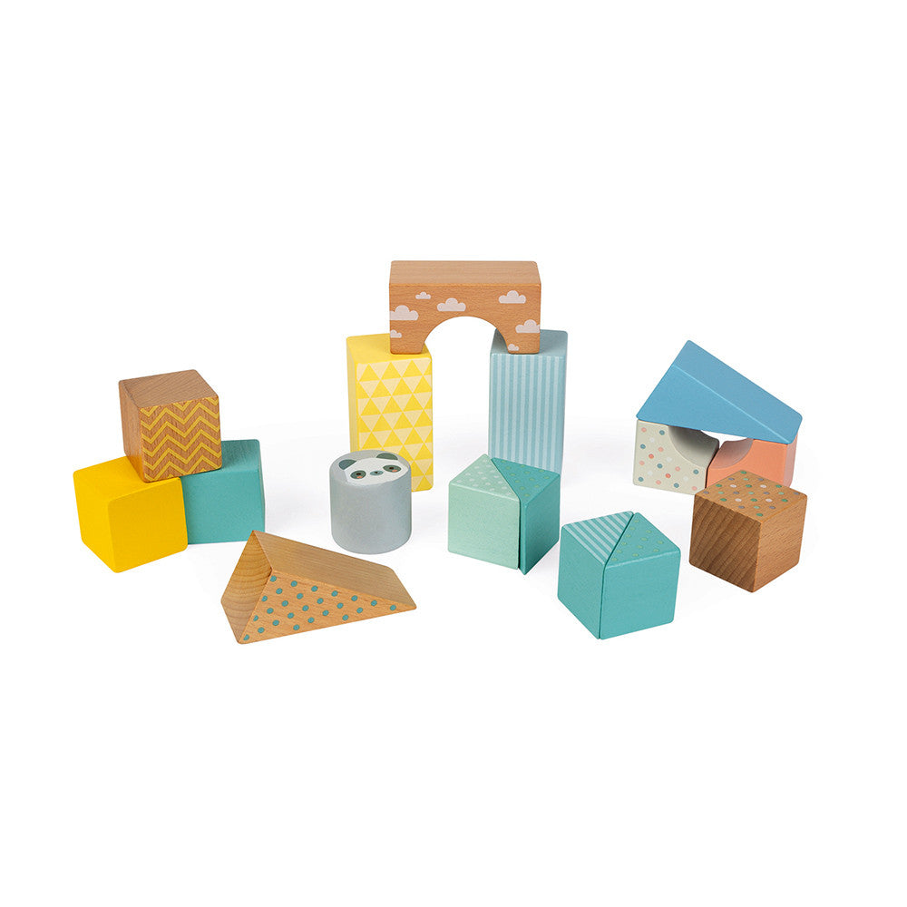 Pull Along Blocks Cart    