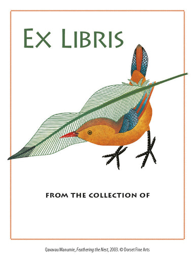 Bookplates - Feathering The Nest Qavavau Manumie    