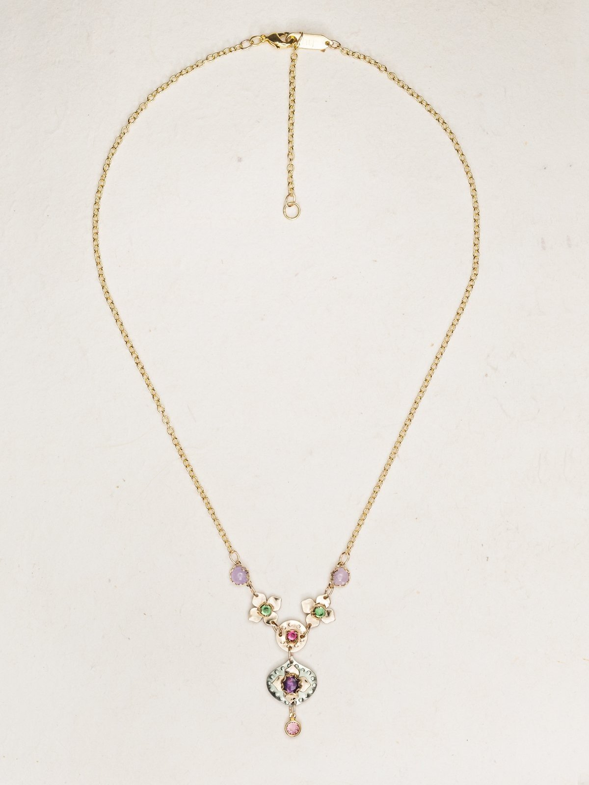 Holly Yashi Eternal Flowers Necklace - Amethyst/Sage    