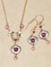 Holly Yashi Eternal Flowers Earrings - Amethyst / Sage    