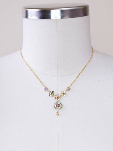 Holly Yashi Eternal Flowers Necklace - Amethyst/Sage    