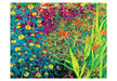Garden Border With Phlomis and Euphorbia - Rosalind Wise Boxed Note Cards    