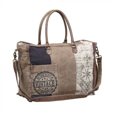 Retro Print Weekender Bag    