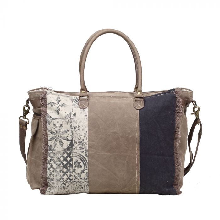 Retro Print Weekender Bag    