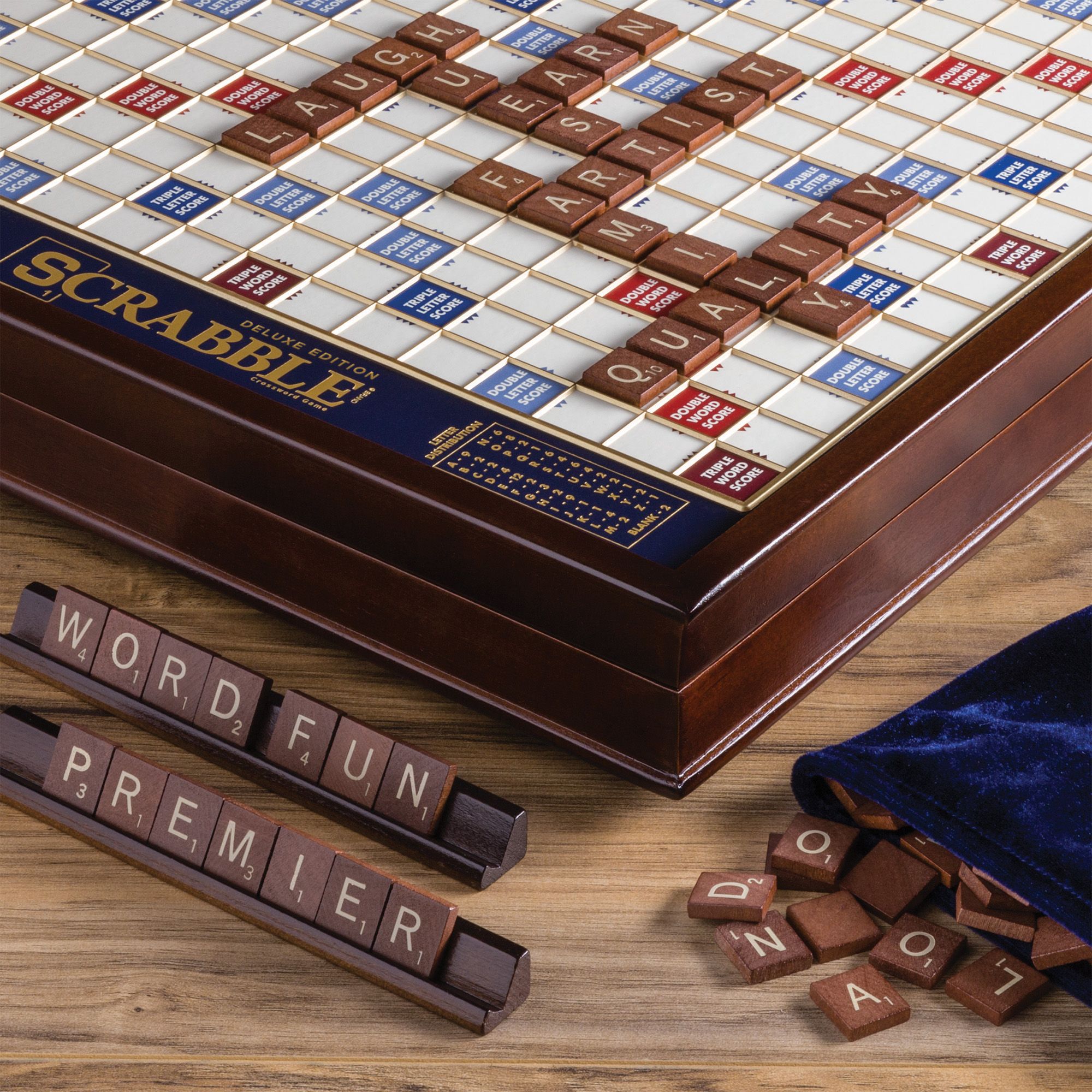 Deluxe Edition Wooden Scrabble    