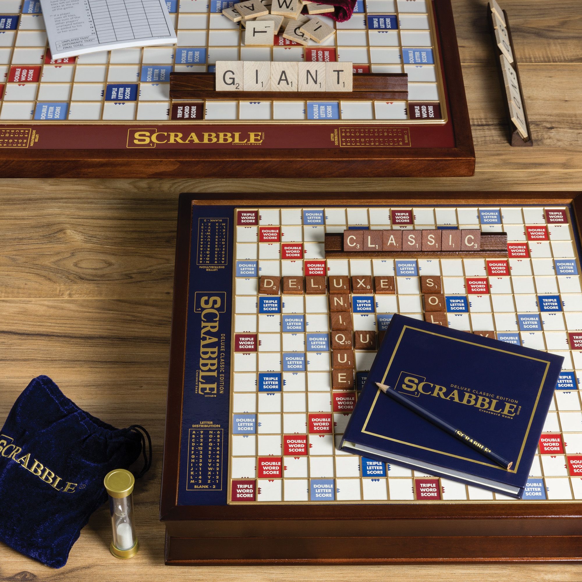 Deluxe Edition Wooden Scrabble    