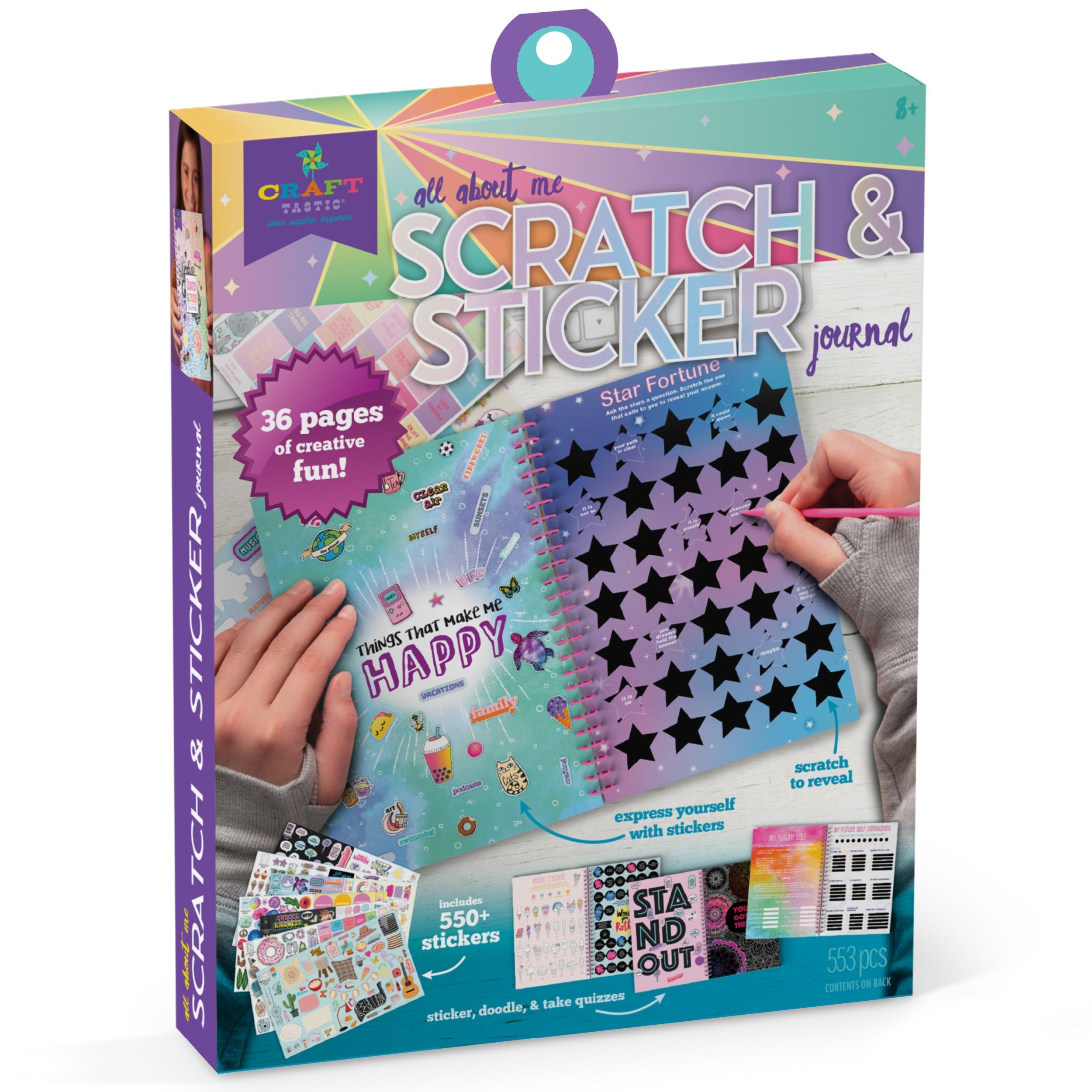 All About Me Scratch & Sticker Journal    