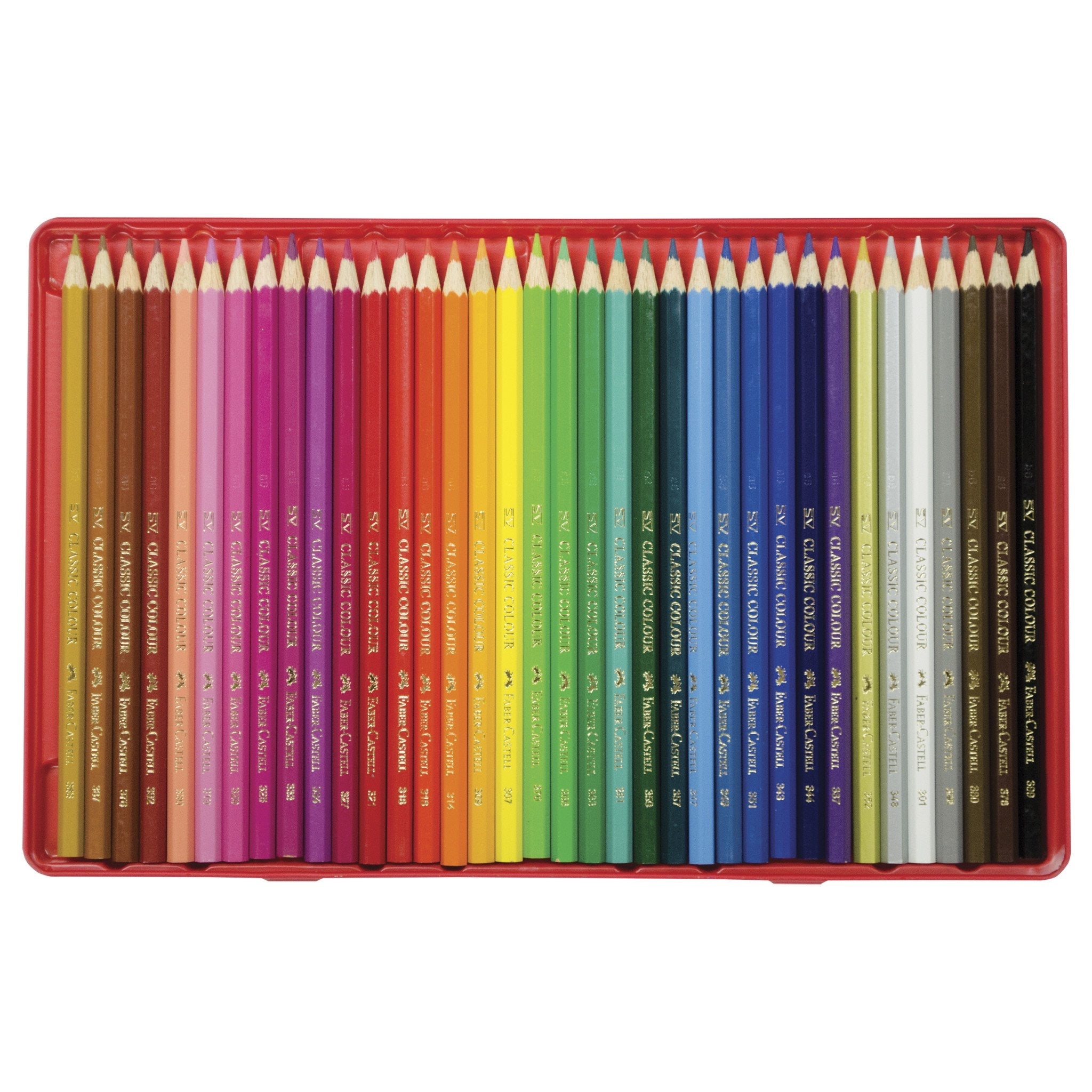36 Classic Colored Pencils In A Tin    
