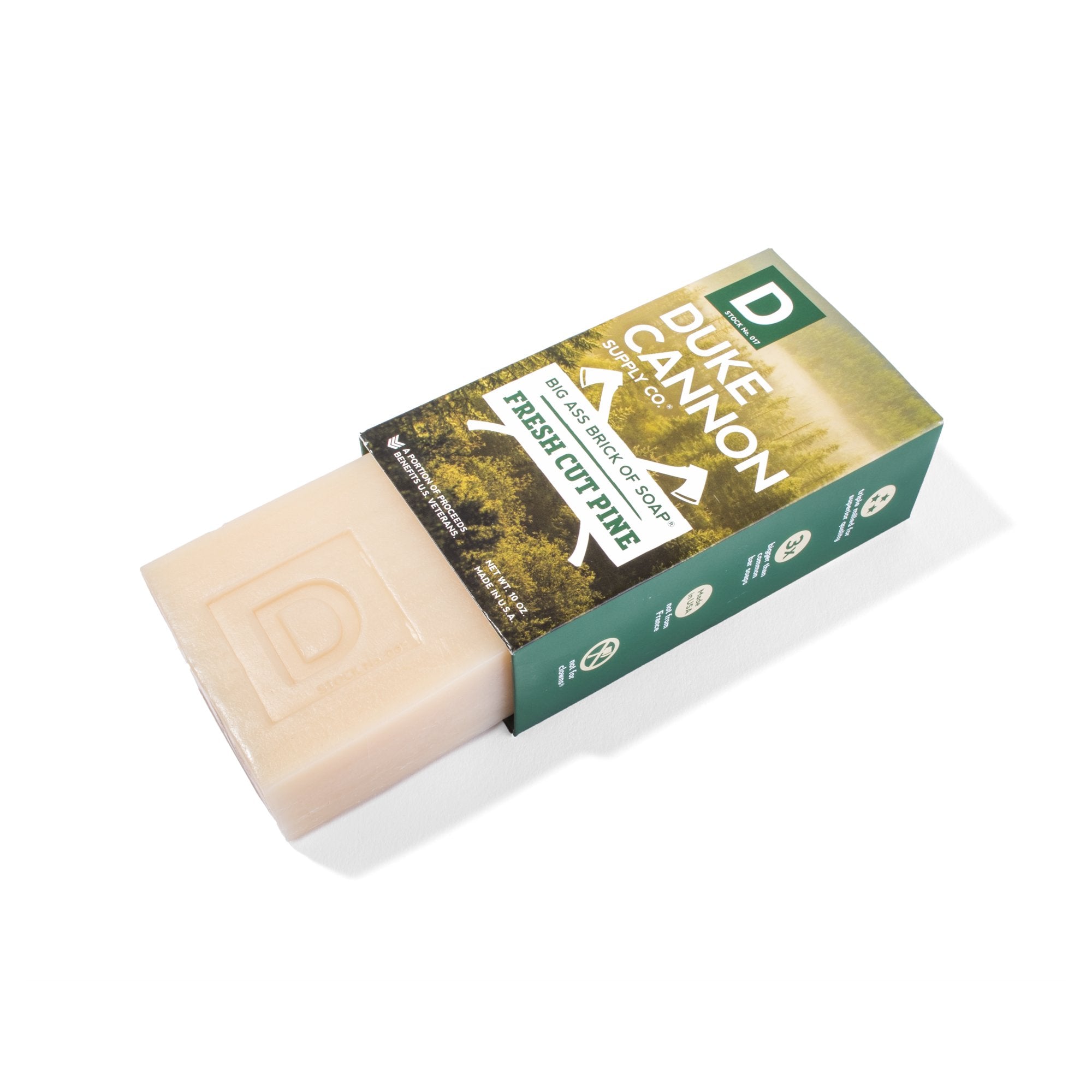 Duke Cannon Big Ass Brick of Soap - Fresh Cut Pine    