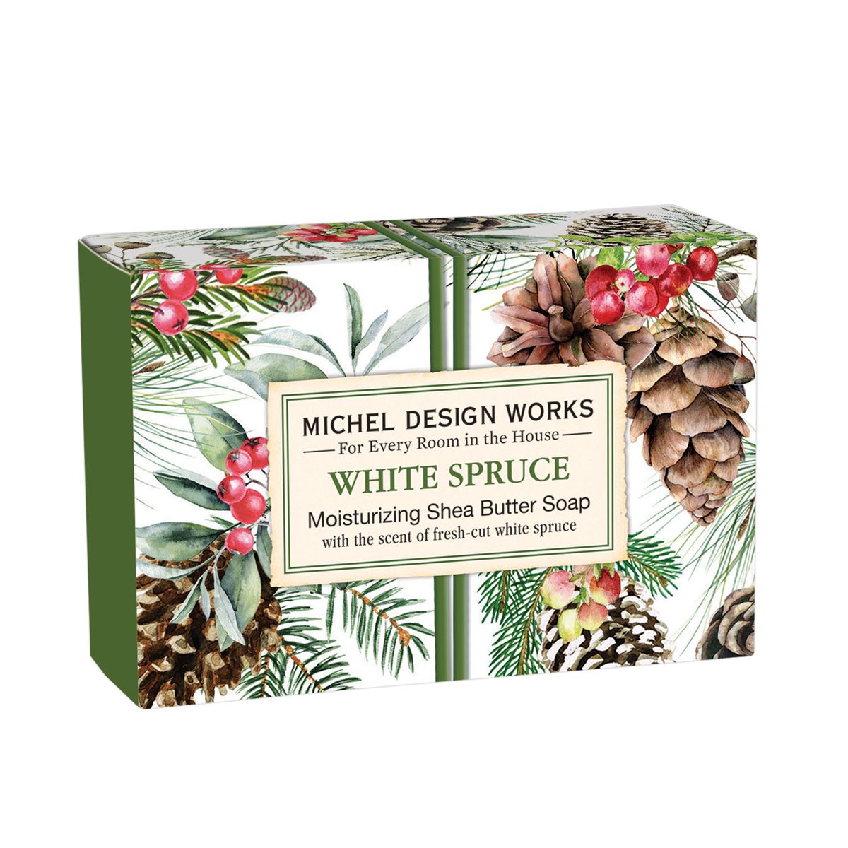White Spruce Boxed Shea Butter Soap    