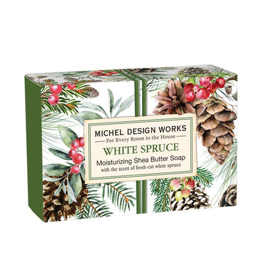 White Spruce Boxed Shea Butter Soap    