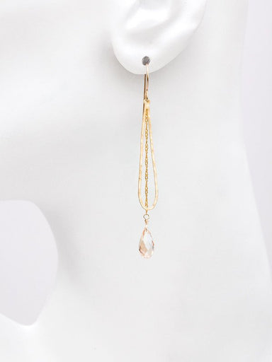 Holly Yashi Celestine Drop Earrings - Silver/Moonlight    