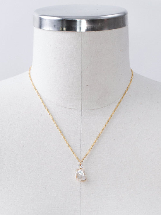 Holly Yashi Margo Pendant Necklace - Peacock / Gold    