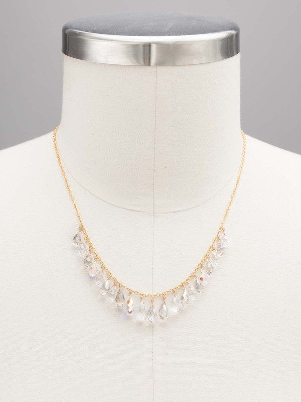 Holly Yashi Lorelei Wedding Necklace - Clear    