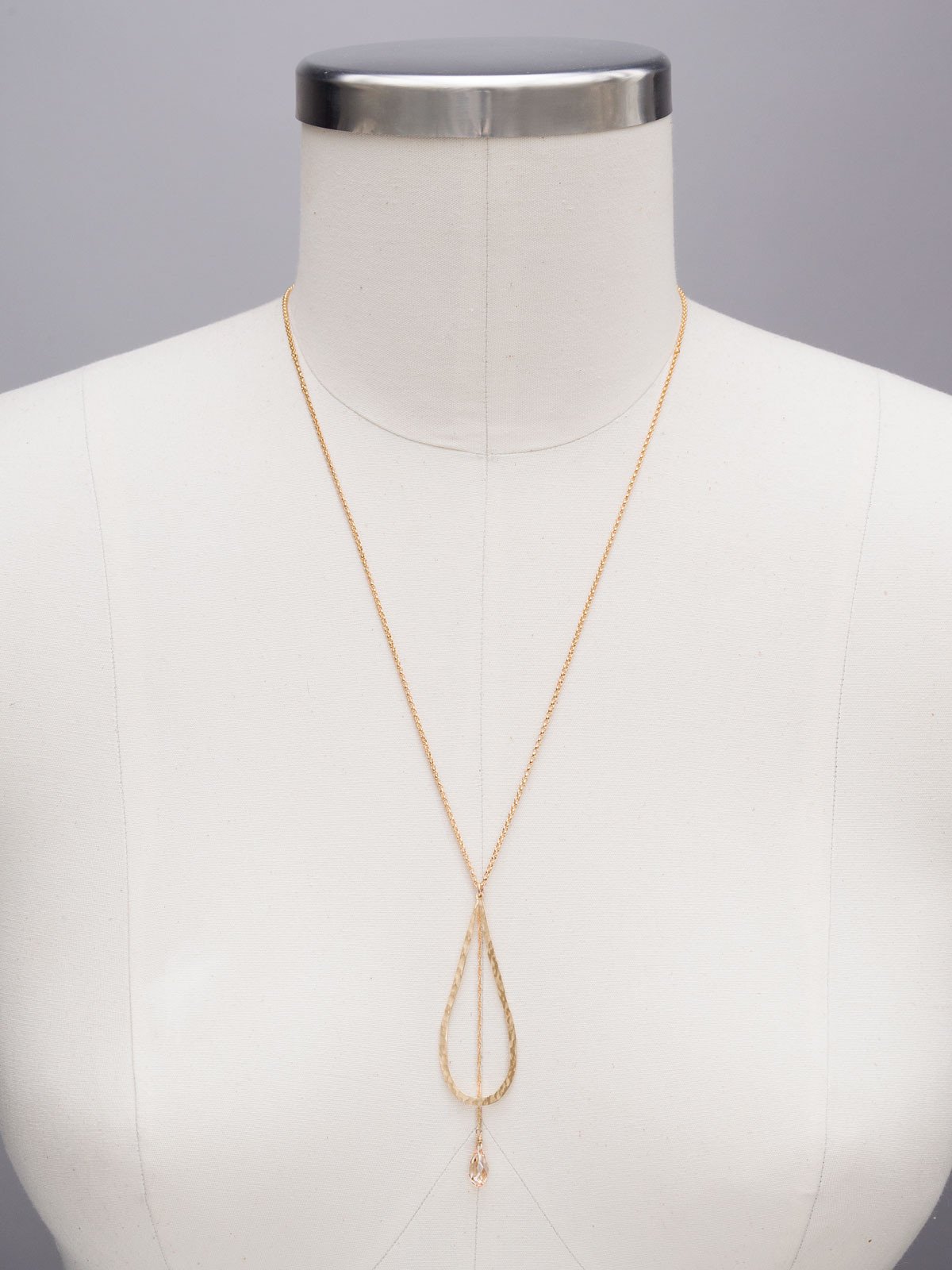 Holly Yashi Celestine Drop Necklace - Silver    