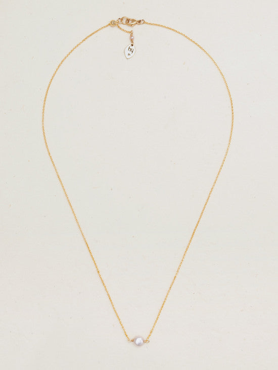 Holly Yashi Marina Pearl Necklace - Gold and Cream