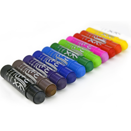Kwik Stix Solid Tempera Paint - 12 Classic Colors    