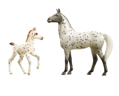 Breyer Freedom Series - Knabstrupper and Foal - Spotted Wonders    