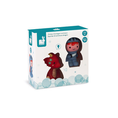 Light Up Bathtime Squirts - Knight And Dragon    