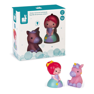 Light Up Bathtime Squirts - Princess and Unicorn    