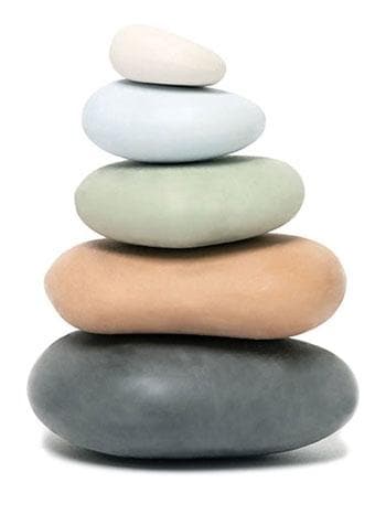 Eraser Stacking Stones    
