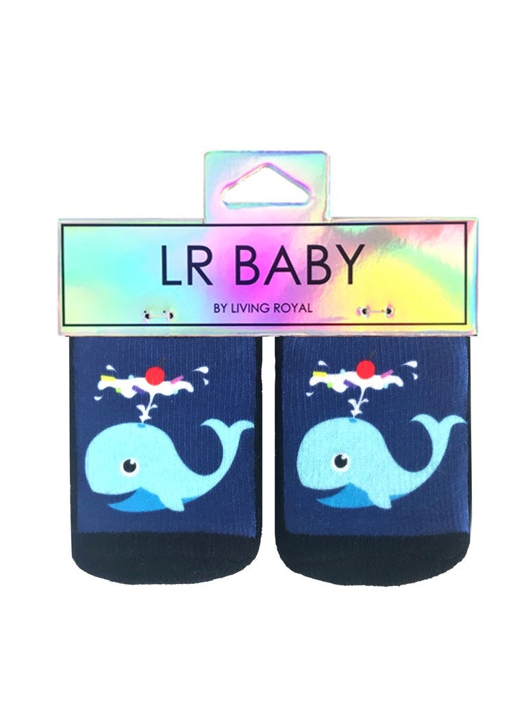 Baby Socks Sundae Whale - 0-6 Months    