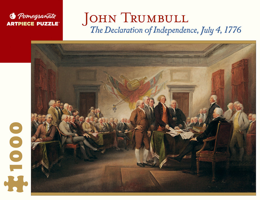 The Declaration of Independence, July 4, 1776 - John Trumbull 1000 Piece Puzzle    