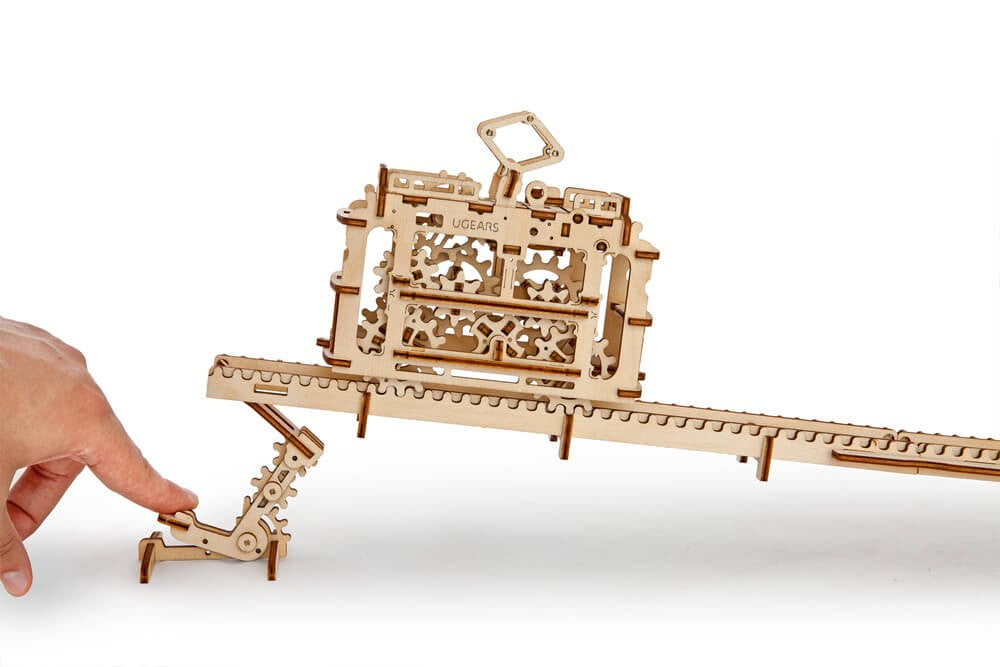 UGears Tram On Rails    