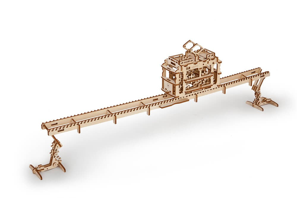 UGears Tram On Rails    