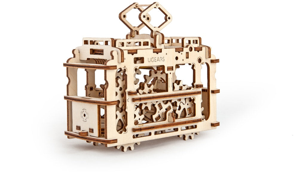 UGears Tram On Rails    