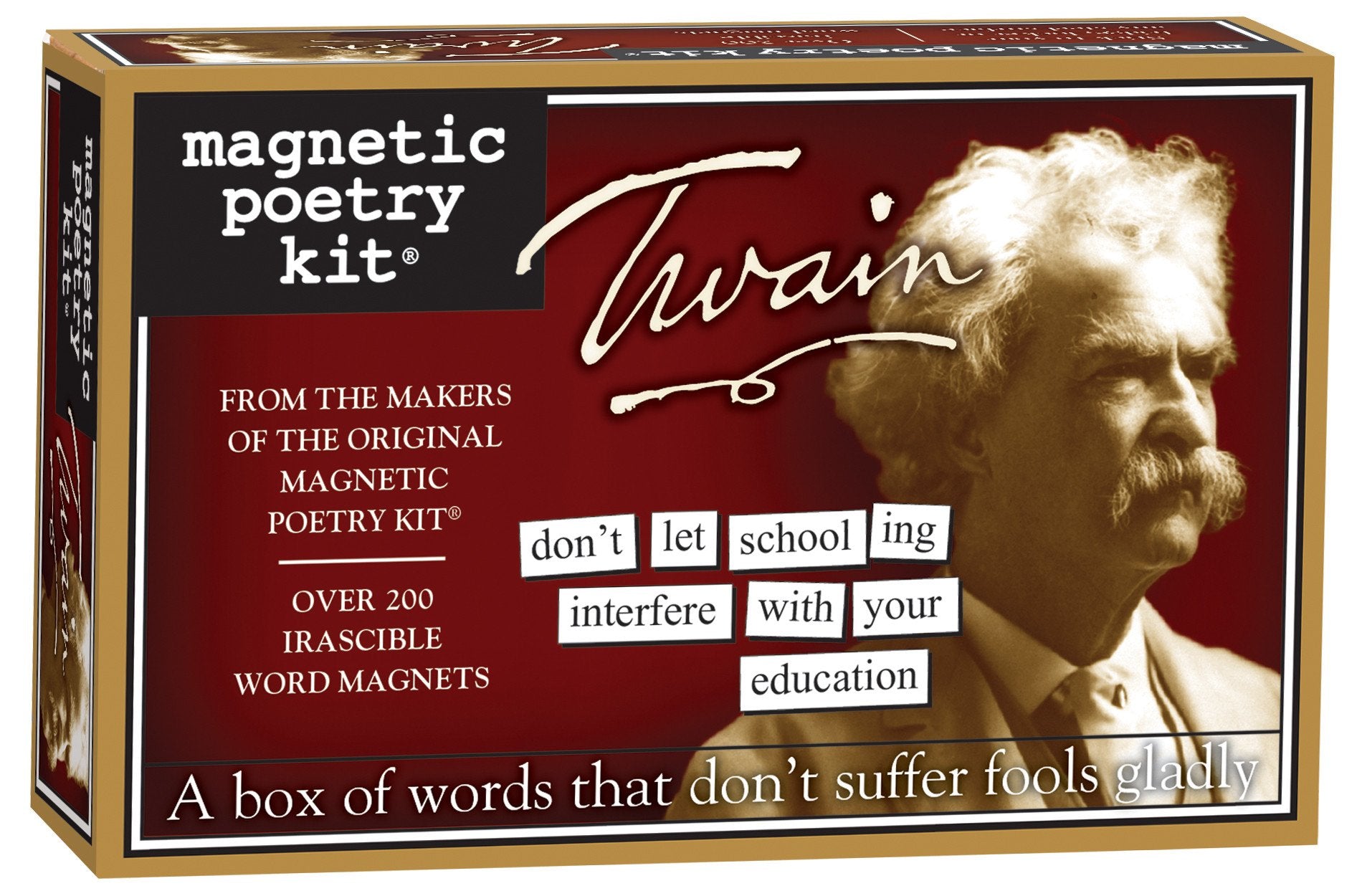 Magnetic Poetry - Twain    